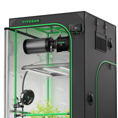 Vivosun 3x3 Smart Grow Tent Kit Pro with AeroLight Gen2 350W, GrowHub E42A+, AeroZesh T4 and AeroWave E6