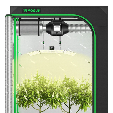 Vivosun 4x2 Starter Grow Tent Kit – 200W LumaLight & GrowHub A22
