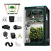 Mars Hydro FC3000 300W LED 3.3' x 3.3' Complete Grow Tent Kit with all included accessories on white background 
