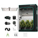 Mars Hydro FC4000 320W LED 2x4 Complete Grow Tent Kit Green hydroponic grow tent with various components on a white background