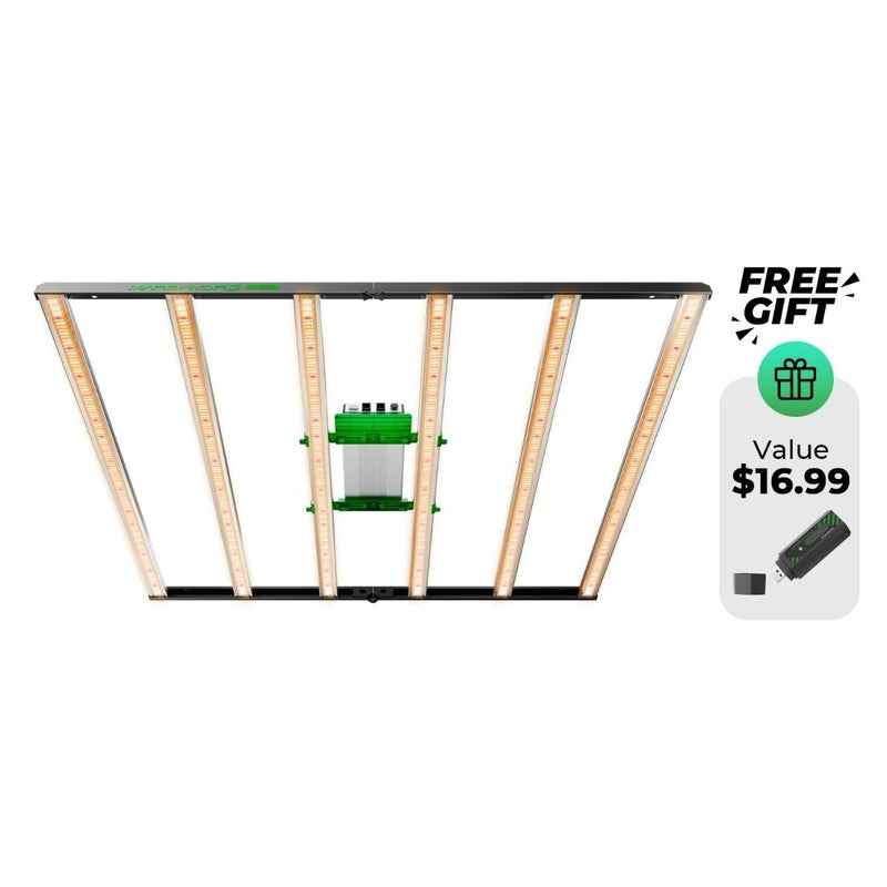 Mars Hydro FC-E6500 LED Grow Light – 730W Full-Spectrum Fixture for 4x4 Flowering or 5x5 Veg Coverage