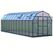 Grandio Elite Greenhouse 8x24 45 degree view on white background 