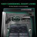 Mars Hydro TS1000 150W 2.6' x 2.6' Smart Grow Tent Kit – iControl System Marshydro control system with smartphone app interface on a black background