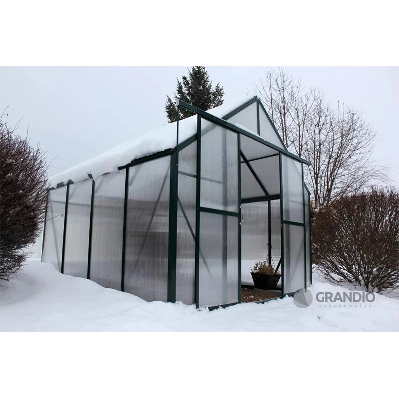 Grandio Ascent Greenhouse 8x24 – All-Season Growing, Reinforced Frame, Maximum Space