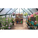 Grandio Ascent Greenhouse inside view with various flowers 