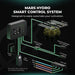 Mars Hydro PAR Sensor and CO₂ Sensor Combo  Diagram of Mars Hydro smart control system with components and text on a dark background