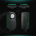 Mars Hydro PAR Sensor and CO₂ Sensor Combo  Two sensor devices with text describing their functions on a dark background