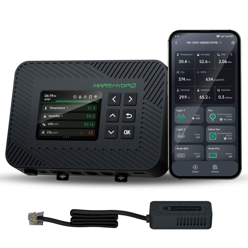 Mars Hydro iControl Smart Grow Room Controller – WiFi App Control for Lights, Climate & VPD