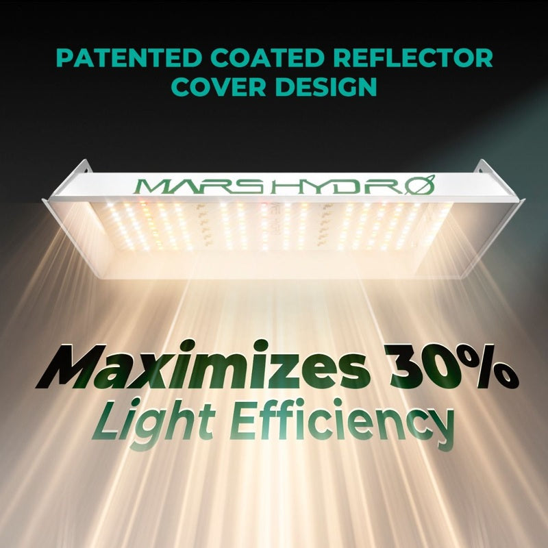 Mars Hydro TS600 – 100W Full Spectrum LED Grow Light for Beginners, 2x2 Coverage