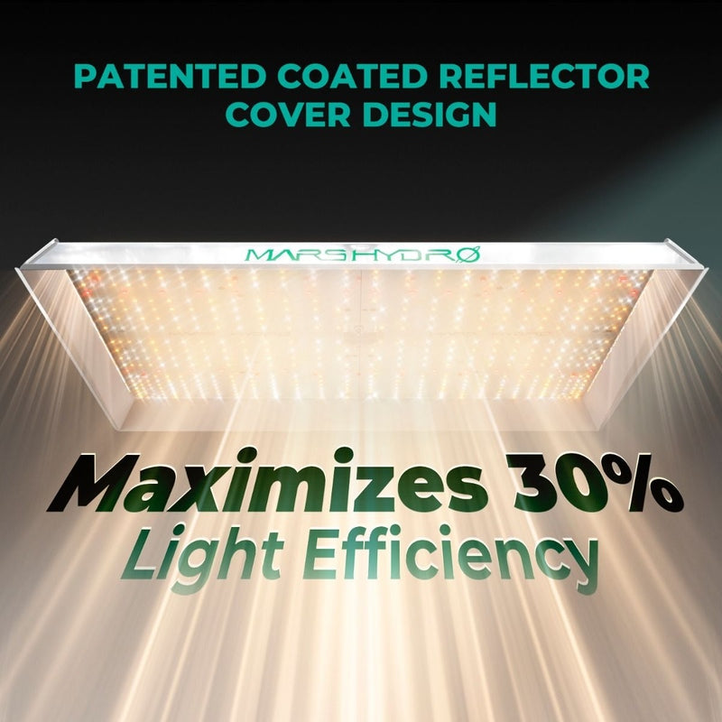 Mars Hydro TSW2000 – 300W Dimmable Full Spectrum LED Grow Light, 4x4 Coverage