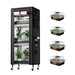 Spider Farmer 4-Tier Plant Stand with Grow Lights (54W) & 1680D Grow Tent with Seed Starter Trays