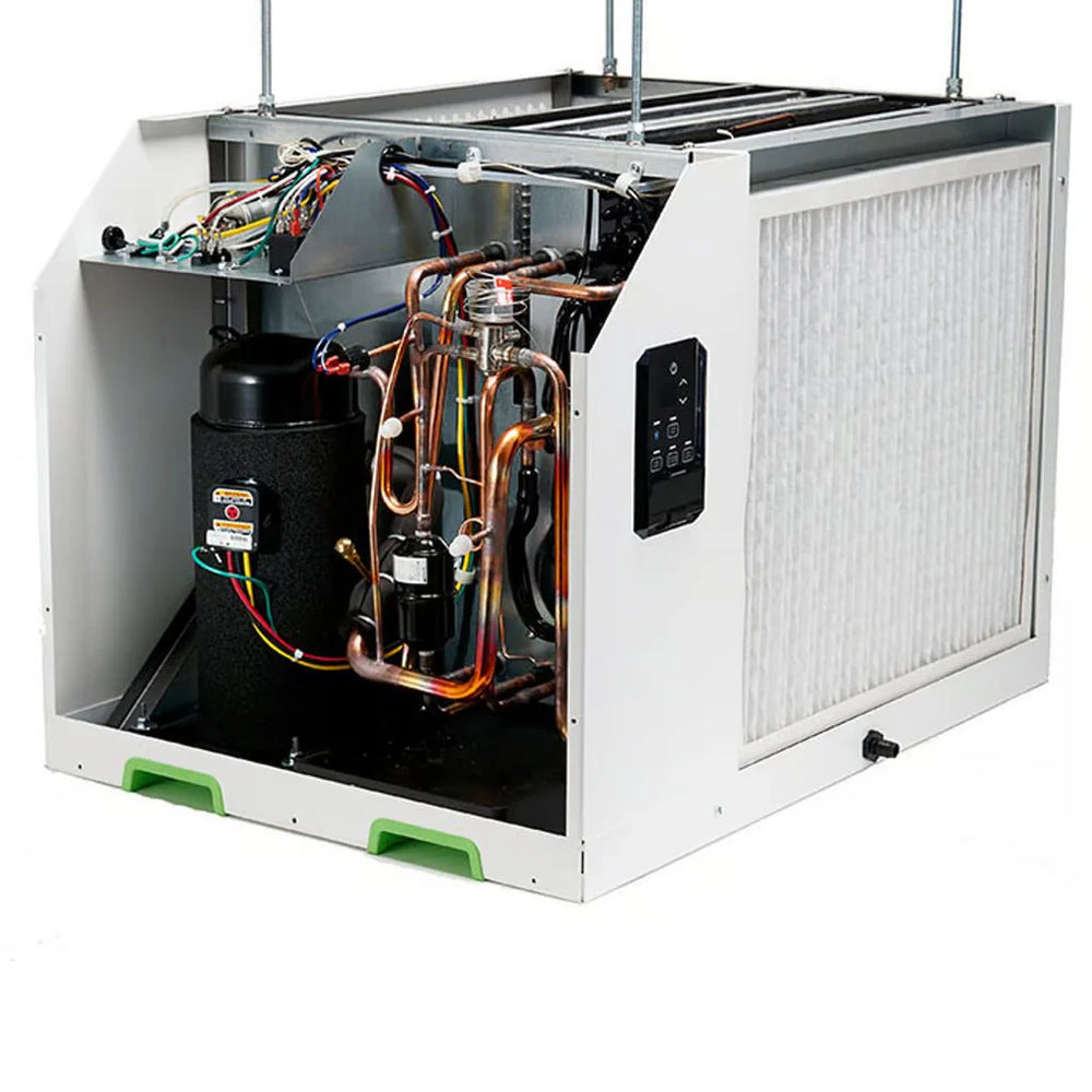 Quest 335 Dehumidifier with visible components on a white background