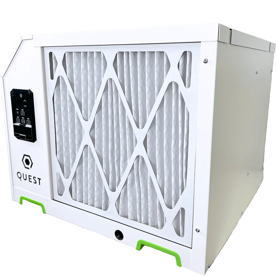 Quest 225 208/230V Dehumidifier filter view 