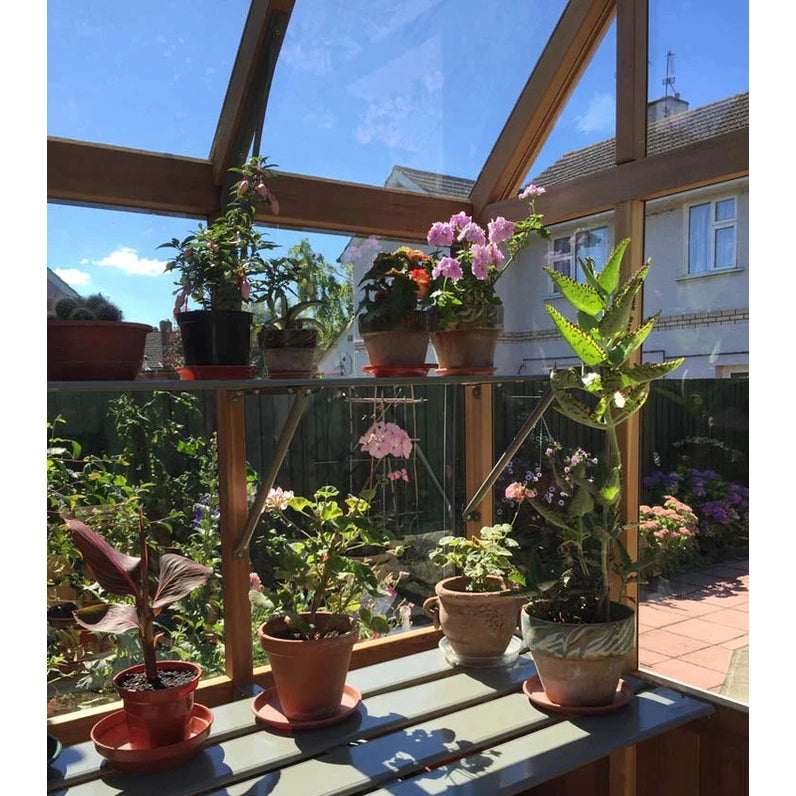 Cheltenham Cedar Half-Boarded Greenhouse – Premium Cedar Frame, Classic Half-Wall Design