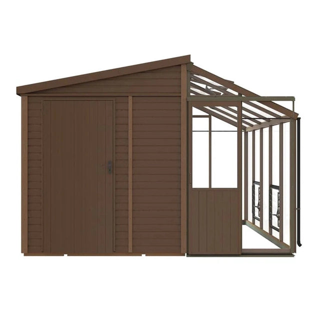 Alton Fusion Cedar Greenhouse / Shed Hybrid