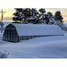Grandio Summit Greenhouse Snow-covered  in the background during sunset