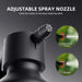 Spider Farmer Electric Spray Bottle Adjustable spray nozzle with two water spray modes on a dark background