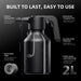 Spider Farmer Electric Spray Bottle with features highlighted on a black background