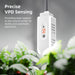 Spider Farmer SF1000 301H EVO Grow Tent Kit with GGS Smart Controller  with text about VPD sensing in a plant setting
