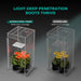 Mars Hydro TS600 2' × 2' Complete Grow Tent Kit – All-in-One Beginner Growing System Comparison of plant growth under Marshydro TS600 LED lights versus other LED lights.