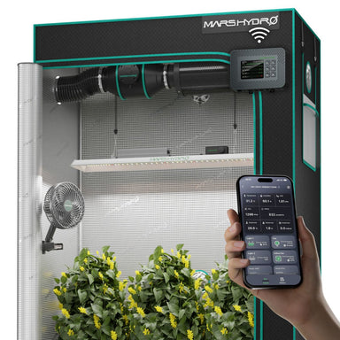 Mars Hydro TSL2000 300W 2x4 Smart Grow Tent Kit with iControl on white background 