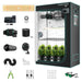 Mars Hydro TSL2000 Grow Tent Kit Full spectrum indoor grow tent with various accessories on a white background