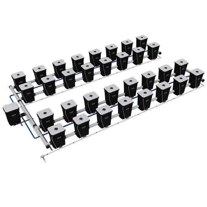 Current Culture H2O UCXL13 RDWC System – 13-Gallon, 30″ Plant Spacing, Medium-Less Hydroponics